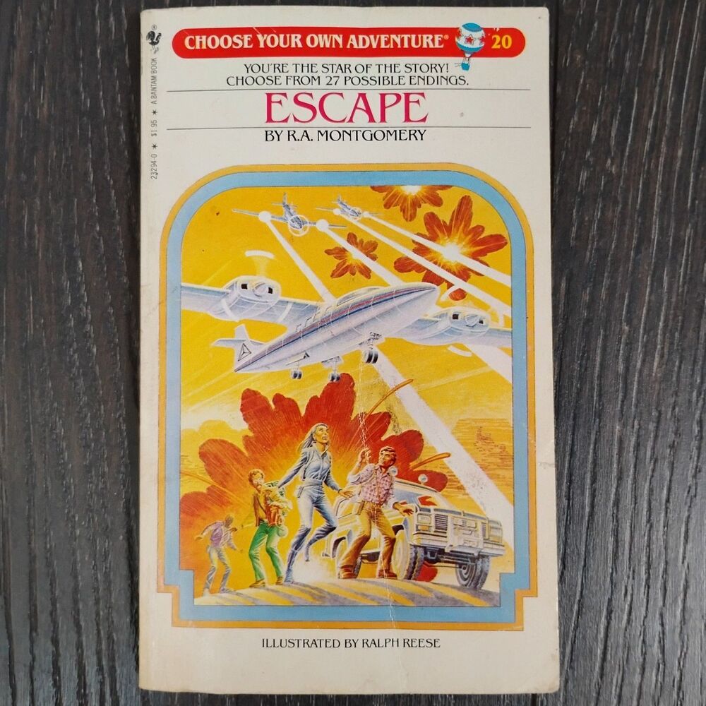 Choose Your Own Adventure Escape! #20 by R A Montgomery 1983 VTG